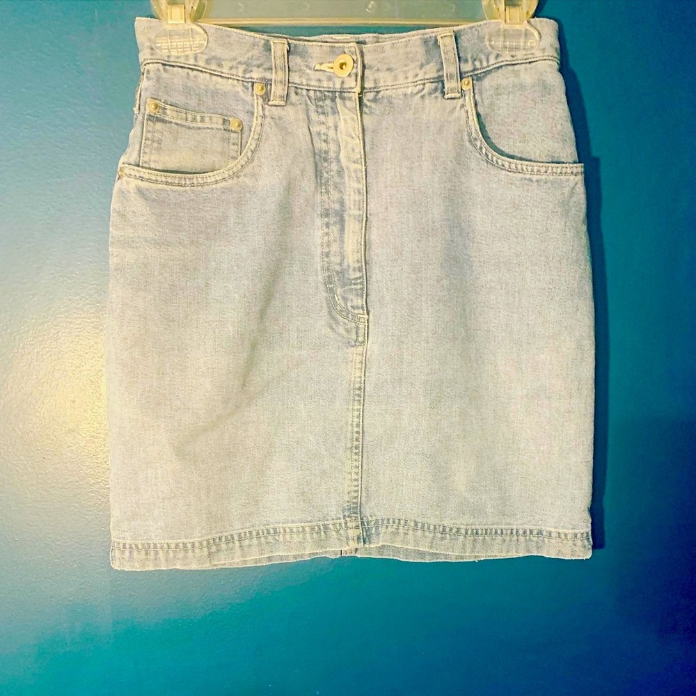Vintage Denim Miniskirt
